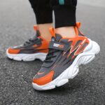 [Lightweight] Breathable Mesh Running Shoes, Casual Sports Style with Striped Pattern, All-Season Low Top Sneakers with Hook-and-Loop Fastener Closure, Round Toe Fabric Upper & EVA Sole for Boys and Girls, Cute Shoes - Image 13