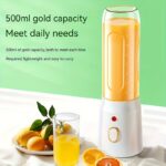 ⁦Compact Portable Blender & Juicer - USB Rechargeable, Multi-Functional Fruit and Vegetable Juicer Cup with Ground Coffee & Smoothie Making Capabilities, 1500mAh Lithium Battery, Ideal for Students & Home Use⁩ - الصورة ⁦8⁩
