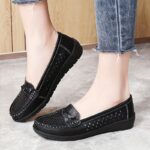 2025 Spring/Autumn Women's Slip-On Casual Shoes - Breathable Synthetic Cover Low-Top Sneakers with TPR Sole, Comfortable Round Toe & Decorative Bow Detail for Summer Casual Attire, Summer Shoes | Slipon Shoes | Synthetic Cover Shoes - Image 12