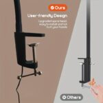 ⁦AMill Smart Touch Gooseneck LED Desk Lamp - Adjustable 360° Angle, 3 Color Temperature Modes, USB Power, No Battery Needed, Ideal for Home, Office, Study, and Reading, Reading Light|Modern Desk Lamp|Adjustable Arm Lamp⁩ - الصورة ⁦2⁩