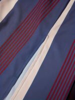 Men's Arabic Kaftan Robe - Traditional Striped Hooded Long Sleeve with Purple & Beige Vertical Stripes, Loose Fit for Ramadan Eid al-Adha & Gulf Festival, Breathable Casual Muslim Holiday Attire, Muslim Dress, Cultural Attire, Lightweight Fabric, Cultural - Image 5