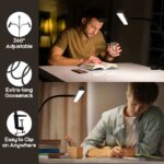 ⁦AMill Smart Touch Gooseneck LED Desk Lamp - Adjustable 360° Angle, 3 Color Temperature Modes, USB Power, No Battery Needed, Ideal for Home, Office, Study, and Reading, Reading Light|Modern Desk Lamp|Adjustable Arm Lamp⁩ - الصورة ⁦7⁩