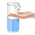⁦380mL Automatic Soap Dispenser with Touchless Sensor - Wall-Mounted, Rechargeable Lithium Battery, USB Charging, Modern Black Design for Bathroom and Kitchen, Bathroom Soap Dispenser|Modern Soap Dispenser|Touchless Soap Dispenser⁩ - الصورة ⁦11⁩