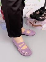 ⁦[Soft Sole] 2024 Women's Summer Casual Knit Flats | Soft Sole, Lightweight & Comfortable Fabric | PU Insole | Slip-On Shoes | Summer⁩ - الصورة ⁦14⁩