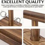 Wooden Balance Scale Game with Hooks, Ultimate Indoor/Outdoor Battle Game for Adults - Party Supplies, Beverage Fun, Bar, Home, Party, Holiday Gift, Halloween Present - Image 5