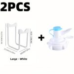 ⁦Space-Saving Metal Bucket Rack - Easy Assembly, Perfect for Kitchen & Office Storage, Water Bucket, Daily Essentials⁩ - الصورة ⁦6⁩