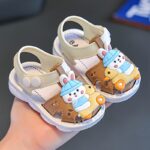 ⁦TEEOEC Youngsters's Cute Bunny Sandals - Breathable, Sturdy Sole, Protective Toe-Cap, PVC Footwear for Boys & Girls - Ideal for Spring/Summer Outdoor Activities, Youngsters Steps with Secure Fastening⁩ - الصورة ⁦9⁩