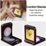 Wallet Phone Crossbody Bag Case for SamSung for Galaxy Z Flip6/Z Flip5/Z Flip4/Z Flip3 5G with Card Slots - Image 4