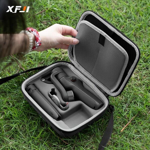 Portable Carrying Case for DJI Osmo Mobile 6 Gimbal Stabilizer for DJI OM 6 Accessories PU Shoulder Bag
