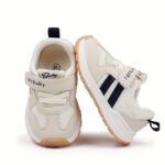 ⁦Comfortable Sneakers For Baby Boys, Lightweight Non Slip Walking Shoes For Indoor Outdoor, All Seasons⁩ - الصورة ⁦3⁩