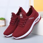 New Season Women's Casual Outdoor Running Walking Daily Commute Slip-On Mesh Sneakers with Side Pattern and Double-Layer Sole - Image 7