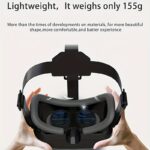 ⁦[Popular Choice] Adjustable 3D VR Headset for Smartphones - HD Blu-Ray Lens, Comfortable Nose Pads & Straps, Ideal for Movies & TV, Fits Phones up to 18.29cm - Lightweight & Durable⁩ - الصورة ⁦4⁩