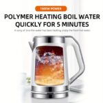 Electric Kettle 67.63oz Large Capacity Automatic Power Outage Anti-scalding Curling Boiling Kettle Household Stainless Steel Electric HotKettle - Image 5