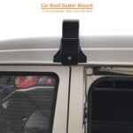 Universal Car Roof Rack Adapter - Durable Steel, Secure & Ventilated Cargo Carrier for Any Vehicle with Rain Guards, Easy Installation, Fits Most Cars, SUVs, and Trucks, Car Roof Rack, Cargo Carrier, Car Roof Rack, Cargo Carrie - Image 4