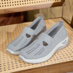 Four-Season Women'S Soft-Soled Casual Shoes with Elastic Openings, Slip-Resistant And Breathable Fabric. - Image 7