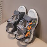 Men'S Casual Sandals with Motorcycle Design - Breathable Mesh Upper, Lightweight & Abrasion-Resistant, Ideal for Beach & Daily Wear, Casual Footwear | Motorcycle Sandals | Breathable Sandals - Image 3