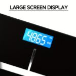 ⁦Weight scale, digital bathroom scale, household scale, weighing 180kg⁩ - الصورة ⁦10⁩