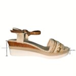 Elegant Women's High Heel Sandals - Open Toe, Lace-Up with Ankle Strap, Breathable Fabric & Faux Cover Sole for Summer - Image 6