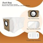 23pcs Accessories Kit Compatible with Dreame L10 Ultra/L10s Ultra Robot Vacuum Cleaner 23 Spare Parts 1 Main Brush 8 Dust bags 6 Hepa Filters 8 Mop Pads for Daily Clean - Image 2