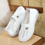 Four-Season Women'S Soft-Soled Casual Shoes with Elastic Openings, Slip-Resistant And Breathable Fabric. - Image 4