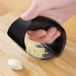 1pc, Stainless Steel Garlic Press - Easy to Clean Rocker Mincer for Effortless Crushing - Kitchen Gadget for Suitable for outdoor recreation, travel camping, kitchen restaurant, Apartment and College Dorm - Image 2