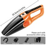 ⁦In-car Vehicle Household Indoor Large Vacuum Cleaner Power Large Suction Strong Vacuum Vehicle Small Vehicle Vacuum Cleaner Dry-wet Dual-use 12V⁩ - الصورة ⁦2⁩