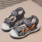 Men'S Casual Sandals with Motorcycle Design - Breathable Mesh Upper, Lightweight & Abrasion-Resistant, Ideal for Beach & Daily Wear, Casual Footwear | Motorcycle Sandals | Breathable Sandals