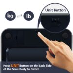 Smart Scale for Body Weight, 181.44 KG Capacity Bathroom Digital Weighing Scale with BMI, Muscle Mass, Accurate Home User Health Equipment Sync Apps,Carbon Fiber with Anti-slip finish - Image 8