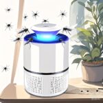 1pc Fully Automatic Silent Mosquito Repellent Lamp - USB Powered, Indoor/Outdoor Use, Blue LED Light, Silent Operation, Silent Mosquito Repellent Device | Modern Mosquito Lamp | Sleek Lamp Design, Mosquito Repellent Lamp - Image 2