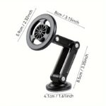 ⁦1pc Universal Car Phone Holder, Magnetic Wall Mount with Rotatable Design, Waterproof PC Material, Compatible with All Smartphones⁩ - الصورة ⁦7⁩