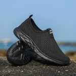 Men'S Breathable Slip-On Sneakers - Lightweight, Non-Slip Casual Shoes with Soft Mesh Upper, Ideal for Hiking, Running & Everyday Wear, All-Season Comfort, Casual Sports Shoes|Slipon Sneakers|Breathable Upper Sneakers - Image 3