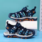 Boys' Casual Sandals - Breathable, Non-Slip, Lightweight, and Durable Beach Shoes with Strap Design, Perfect for Summer Activities, Beach Footwear | Strap Sandals | Lightweight Footwear