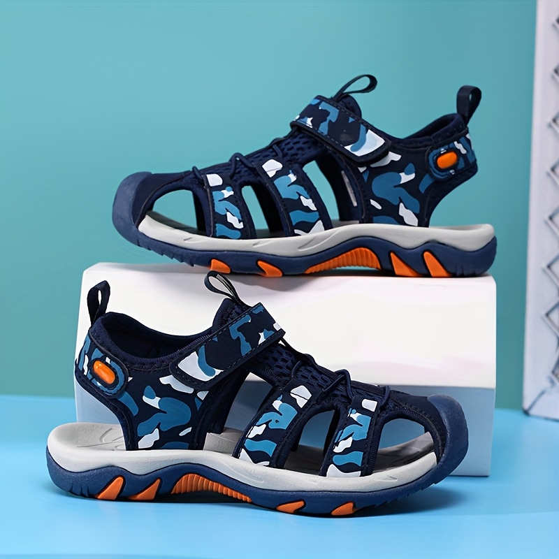 7aa194ce-8b0b-462d-81b4-bf38d5988594.jpg Boys' Casual Sandals - Breathable, Non-Slip, Lightweight, and Durable Beach Shoes with Strap Design, Perfect for Summer Activities, Beach Footwear | Strap Sandals | Lightweight Footwear - Image 1