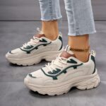 Breathable Running Shoes for Women, Casual Lace-Up Sneakers with Thick Sole, Round Toe, All-Season Outdoor Shopping - Image 7