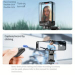 ⁦Revolutionary Single-Axis Live Phone Gimbal Stabilizer - Smooth, Stable Video and Photo Capture for Vloggers and Content Creators, Professional-Grade Results, No Battery Needed, Vlogging Gimbal | Modern Gimbal Design | Smooth Panning, Phone Gimbal Stabili⁩ - الصورة ⁦8⁩