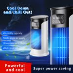 3-in-1 Function, Portable Air Conditioner Humidifier Aroma Lamp Fan, USB Cooler AC, Essential Cooling Device for Office and Home Use, USB Portable Air Conditioner, USB Fan - Image 2