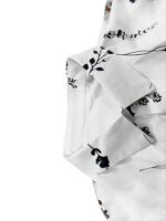 ⁦Elegant And Fresh Vacation-Style Floral Print Shirt Dress.⁩ - الصورة ⁦8⁩