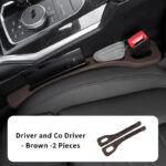 Pack of 2 Car Seat Gap Storage Strips, Leak-proof Design Prevents Debris Falling and Can Also Store Small Items, In-Car Interior Gap Organizer - Image 7