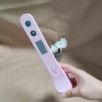 Ultrasonic Height Measuring Scale - Portable, Wall-Mounted, LCD Display, Battery-Powered, Ideal for Home and Room Decor, Height Tracking|Modern Home Decor|Digital Display Scale
