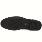 Men's Genuine Leather Loafers - Sleek Black Slip-On Dress Shoes for Business & Casual Wear, Round Toe, Rubber Sole, Smooth Leather Upper, Perfect for Office or Outdoor Events, Office Loafers | Stylish Slipon | Durable Rubber Sole - Image 12