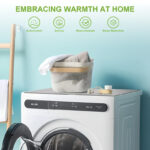 [Anti-Slip Protector] 1pc Anti-Slip Quick-Dry Modern Geometric Stripe Washer & Dryer Lid Protector Mat | Cream Highly Absorbent Top Cover for Laundry Appliances, Durable Non-Slip Surface & Decorative Design, Appliance Surface Guard, Washing Machine C - Image 4