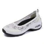 ⁦Unisex Breathable Slip-On Fishing Shoes - Non-Slip Rubber Sole, Comfortable Low-Top Design for Camping, Hiking & Outdoor Adventures (White), Hiking Footwear, Minimalist Footwear, Durable Traction Footwear⁩ - الصورة ⁦7⁩