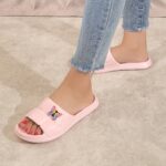 Women'S Summer Slide Sandals - Thick Sole, Fashionable Cartoon Butterfly Design, Soft & Durable EVA Material, Lightweight & Comfortable for Indoor/Outdoor Wear, Positioning Printing Style, Open Toe Slip-On Footwear | Cartoon Print Sandals | Durable EVA Ma - Image 9
