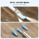 INSKAM Earwax Cleaner with Camera And Light - with 6 Ear Spoon Sets And 7pcs Wireless Earwax Removal Tool - Supports Wifi Connection - Suitable for All Mobile Phones - Earwax Removal - Rechargeable Lithium Battery - Safe And Convenient Ear Cleaner - Image 8