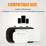 ⁦HD VR Goggles for Smartphones - Battery-Free, ABS Material, Model G05A - Immersive Virtual Reality Viewing Accessory⁩ - الصورة ⁦3⁩