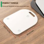 ⁦Acrylic Sliding Mat for TM6/TM5 - High-Quality Food Processor Coffee Machine Slider with Handle, Easy to Move - Non-Slip Stand with Rubber Feet - Durable Kitchen Appliance Moving Pad, Convenient Countertop Movement, Blender Mixer Coffee Maker Slide⁩ - الصورة ⁦2⁩
