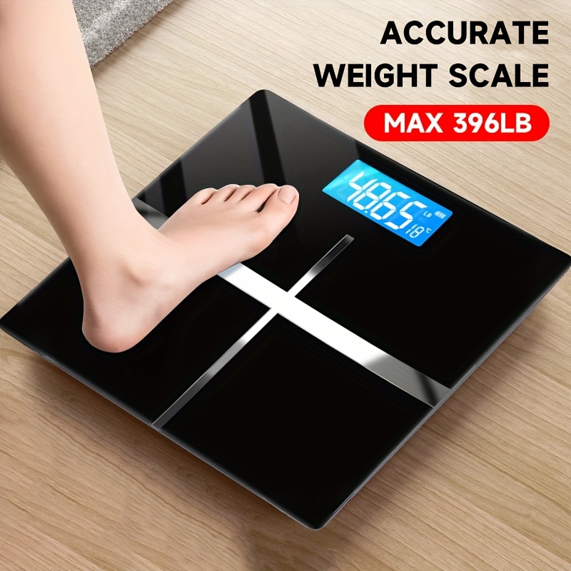 8309c976-6947-4b40-a46f-79242ce8cd93.jpg Weight scale, digital bathroom scale, household scale, weighing 180kg - الصورة 1