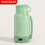 PANCERKA 1.0L Portable Electric Kettle - 800W High Power, Stainless Steel Travel Coffee Boiler with Smart Temperature Control, LED Display, and Easy-Clean Design for Home and Travel Use, Travel Mug Kettle | Sleek White Finish | Durable Construction - Image 8