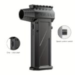⁦Vacuum Cleaner Set, All- in- One Cleaning Master Powerful, Compressed- Air- Duster - Mini- Blower- Turbo Fan, Electric Duster- Keyboard Cleaning Kit- Jet Dry Blower- Car Dryer air Blower- PC dusters for Cleaning, Snow Blowing, Water Blowing⁩ - الصورة ⁦10⁩