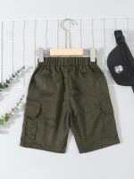 Two-Pack Boys' Summer Printed Work Shorts Made of Pure Cotton, Perfect for Outdoor - Image 3